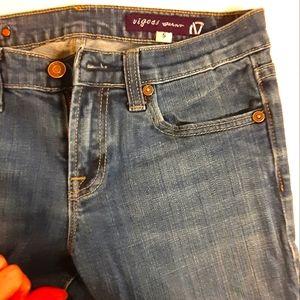 VIGOSS jeans size 5 style p1914J button pocket flare bootcut